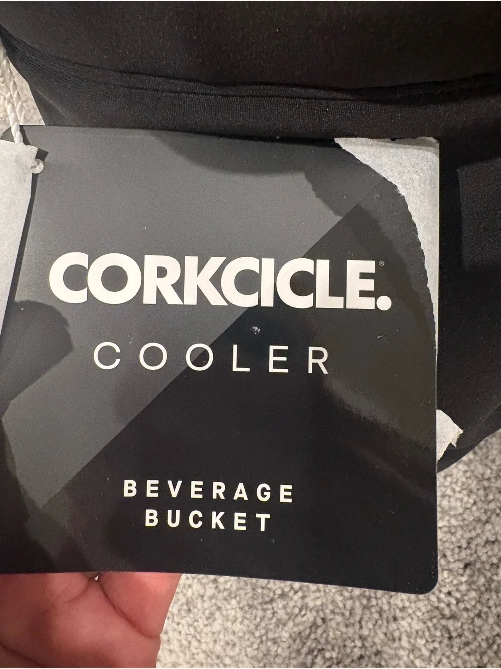 NWT Corkcicle Black Beverage bucket cooler